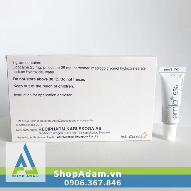 Emla 5g Swedish Premature Ejaculation Numbing Gel — Important Precautions & Storage Tips