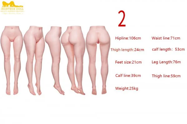 Irontech Realistic 104cm Silicone Sex Doll with Metal Frame — hình 16