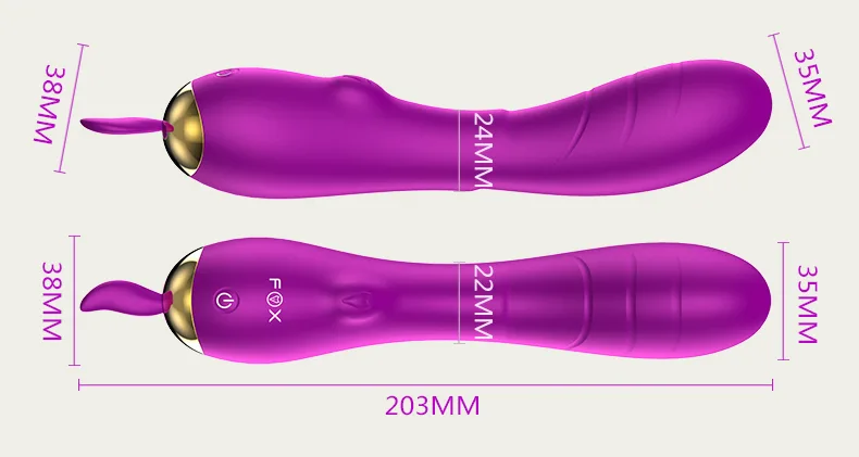 FOX Premium Warming G-Spot Massager for Intense Sensual — hình 12