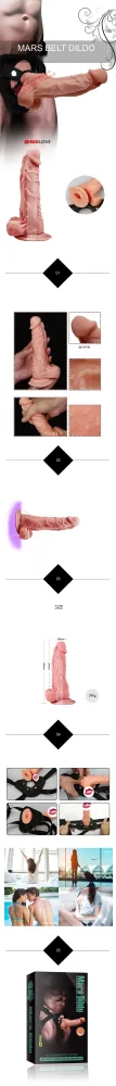 MARS Hollow Strap-On Soft Realistic 18.5cm Comfortable Toy