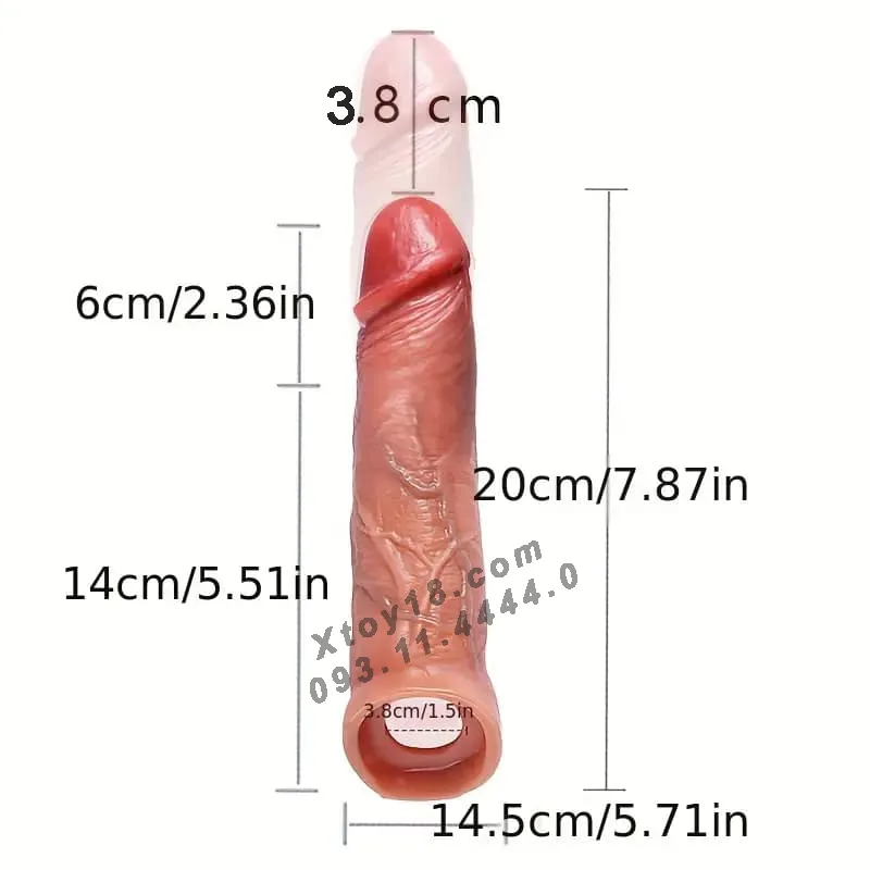 EUREKA Rechargeable Remote-Controlled Vibrating Dildo — hình 8