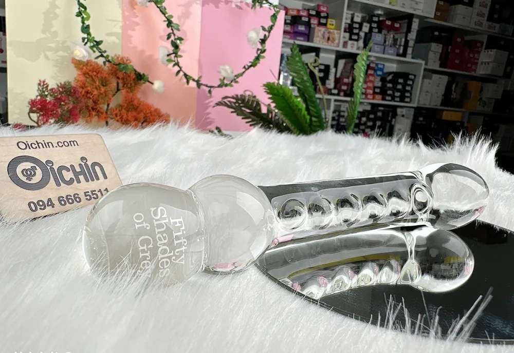 Fifty Shades of Grey Drive Me Crazy Premium Glass Sextoy — Elegant & Durable Borosilicate Glass Material