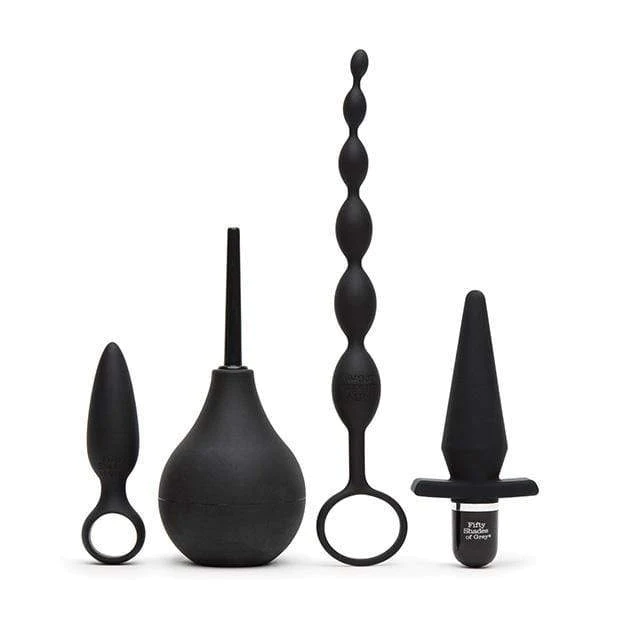 Fifty Shades of Grey 4-Piece Anal Toy Set — A Versatile 4-Piece Anal Toy Set for Ultimate Exploration