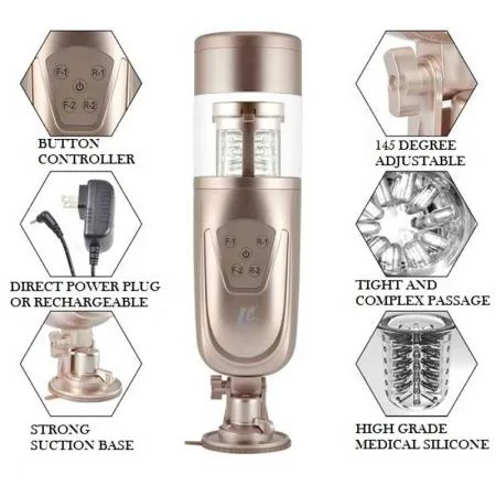 Premium Auto Masturbation Device 360 Rotation Real — hình 4