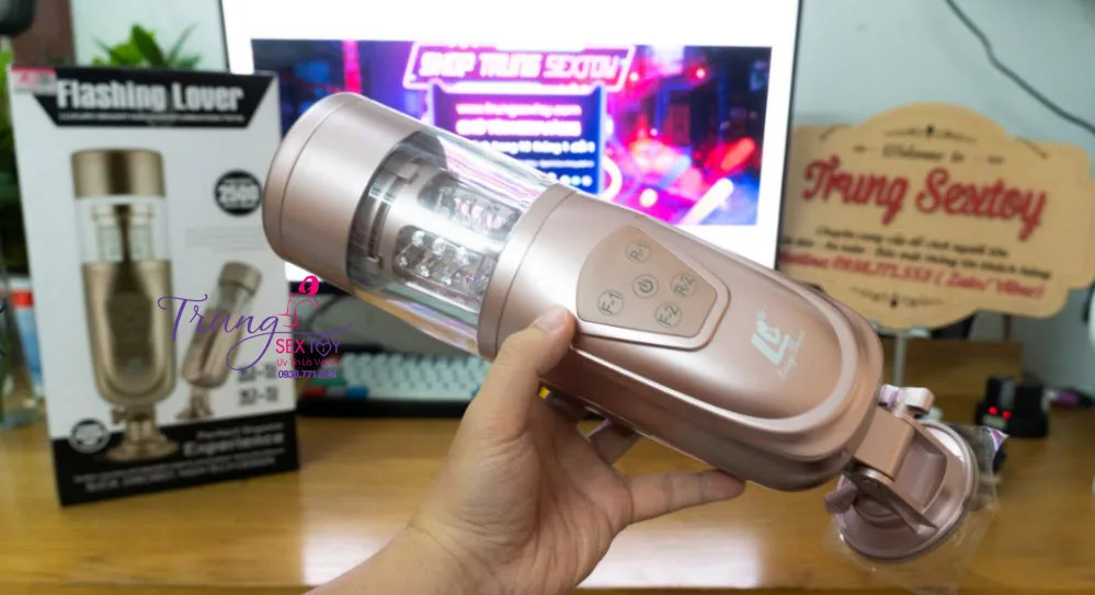 Flashing Lover Male Masturbator 10 Frequencies Vibration — Order now and take your pleasure to the next level!