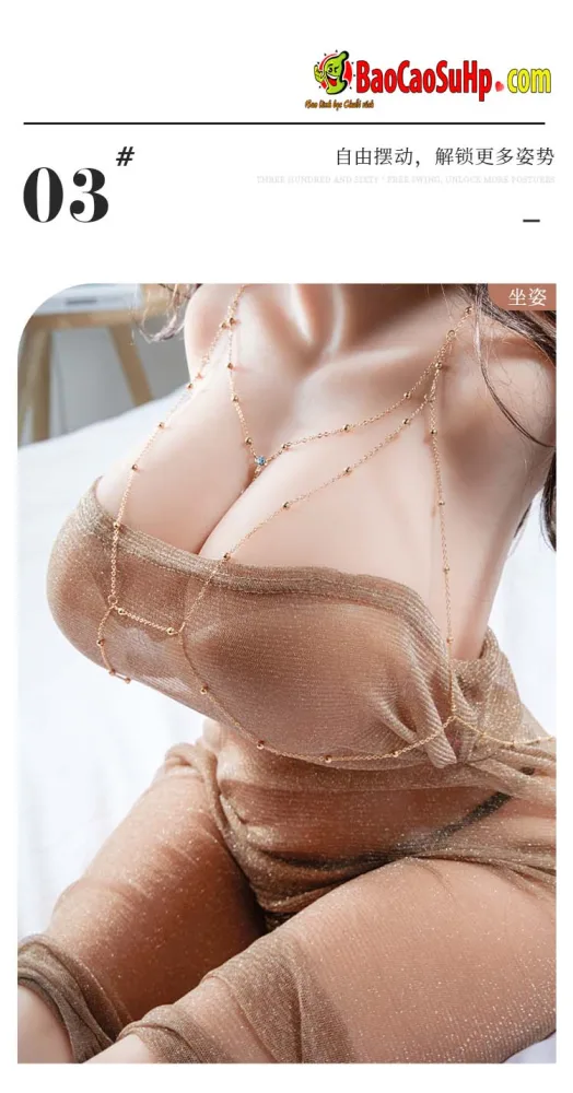 Flower X ZZ028 Half Body Sensual Male Sex Doll — hình 6