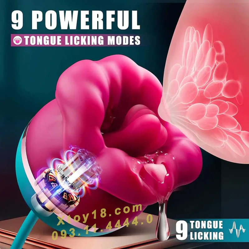SISU Multi-function Licking Sucking Thrusting Vibrator — hình 7