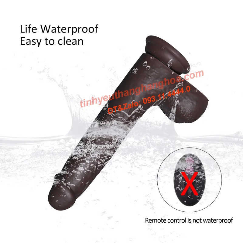 COC African Suction Vibrator Realistic Heated Dildo — Waterproof Design & Long-Lasting Rechargeable Battery