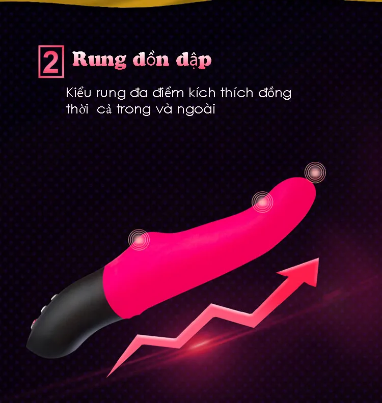 Fun Pulsador German Premium Vibrating Thrusting Dildo — hình 4