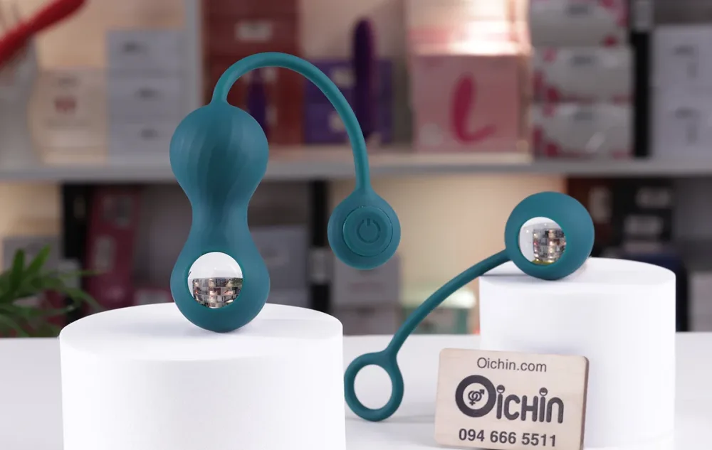 Fun Town Crystal Duo Smart Kegel Vibrator Tightening Device — hình 2