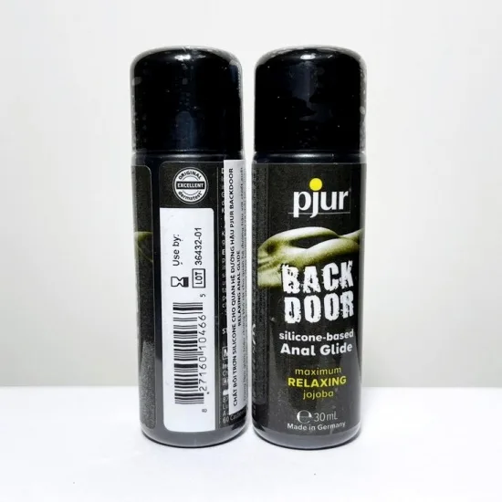 Pjur Back Door Silicone-Based Anal Lubricant 100ml — Natural Ingredients for Soothing Comfort
