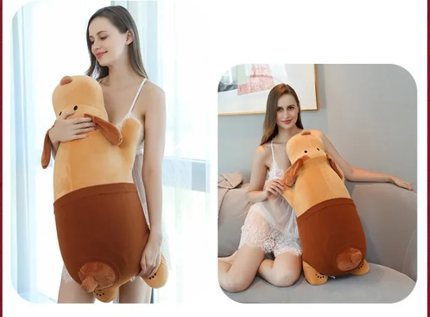 Discreet Plush Teddy with Medical-Grade Silicone Dildo — User-Friendly & Discreet Design