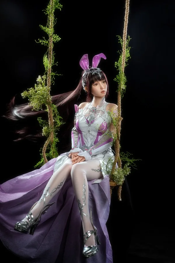 Zelex Elise 155cm realistic silicone adult doll mouth — hình 8