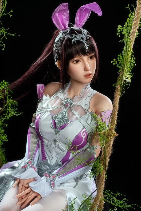 Zelex Elise 155cm realistic silicone adult doll mouth — hình 9