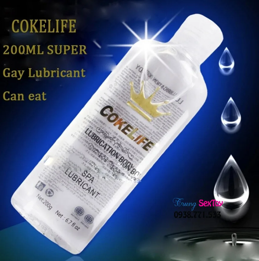 CokeLife Official Lubricant 200ml Massage Body Intimate Gel — Its multipurpose design means you can use it for smooth