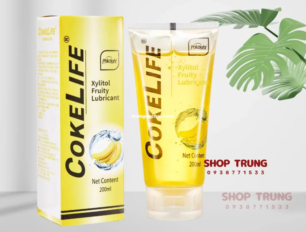 Cokelife Banana Scented Lubricant Water-Based Top Intimate — hình 6
