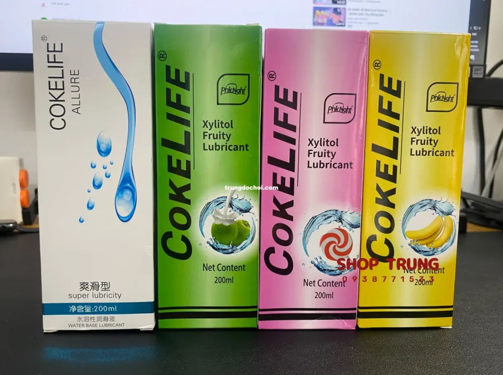 Cokelife Banana Scented Lubricant Water-Based Top Intimate — hình 4