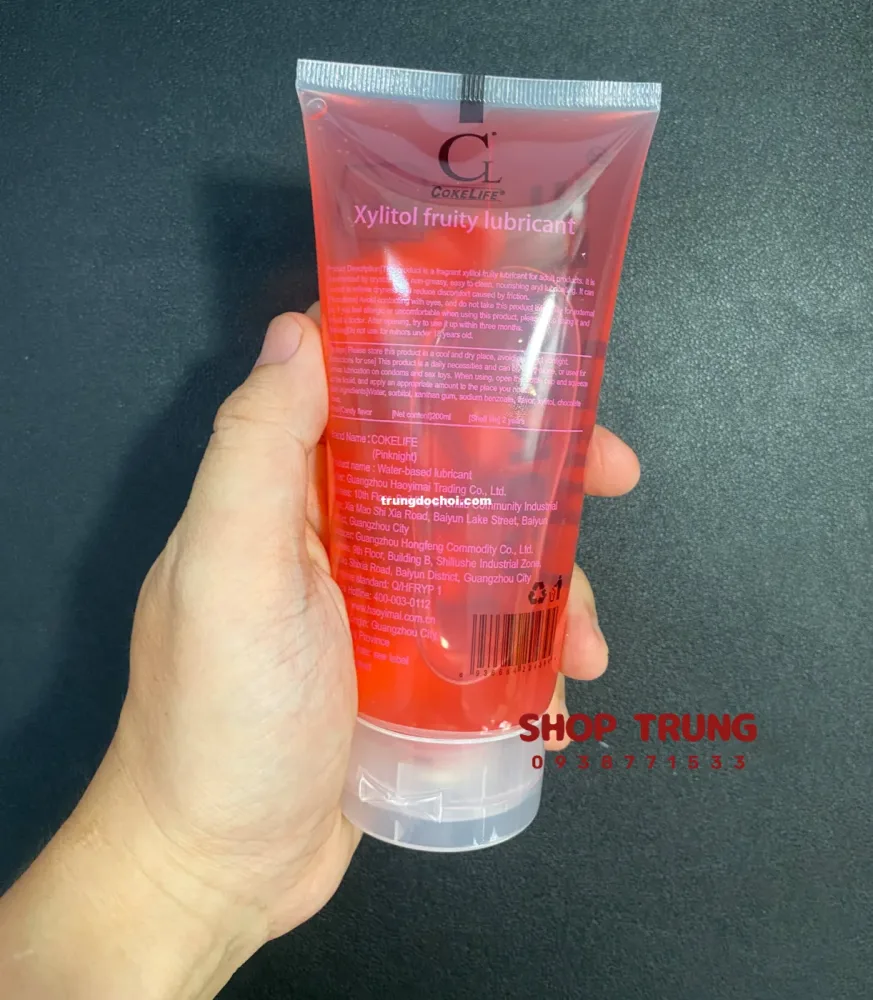 COKELIFE Peach Scented Water-Based Lubricant 200ml Smooth — Powerful Ingredients for Quality & Safety