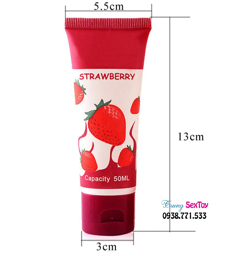 Strawberry Flavored Lubricant for Smoother Intimate — Premium Quality and Moisture Boost