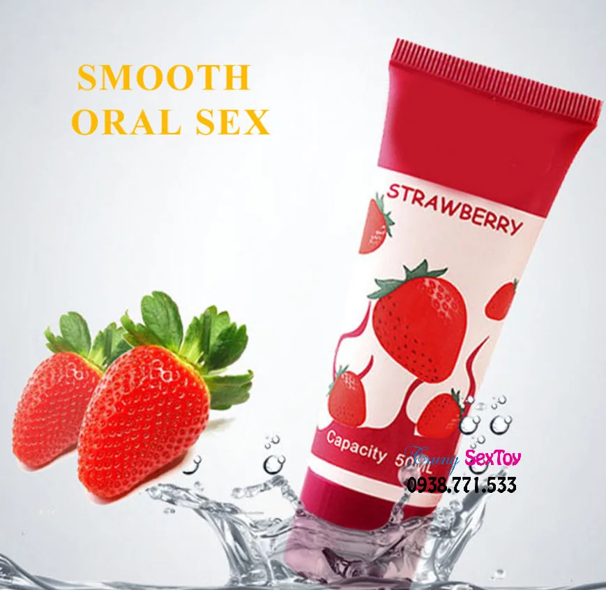 Strawberry Flavored Lubricant for Smoother Intimate — Compact and Long-Lasting Size
