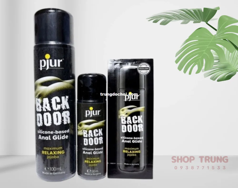 Pjur Back Door Silicon-Based Lubricant 100ml — Natural Ingredients for Superior Safety and Comfort