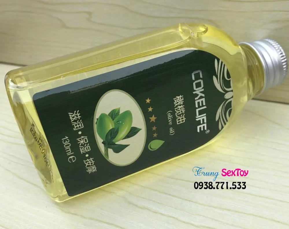 CokeLife Olive Oil Massage Gel Full Body Lubricant 130ml — hình 7