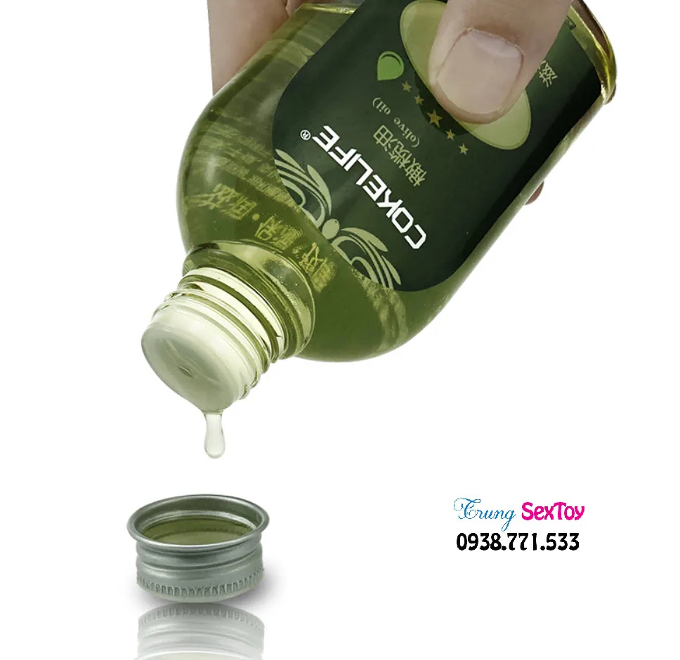 CokeLife Olive Oil Massage Gel Full Body Lubricant 130ml — hình 4