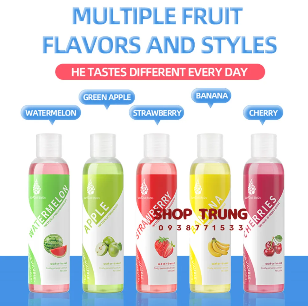Fruit Flavored Edible Personal Lubricant Gel — Exceptional Features & Benefits
