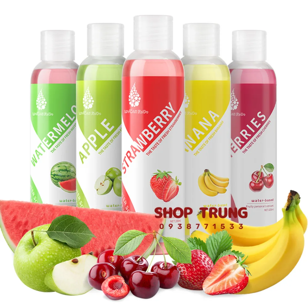 Fruit Flavored Edible Personal Lubricant Gel — Irresistible Fruit Flavors to Delight Your Senses