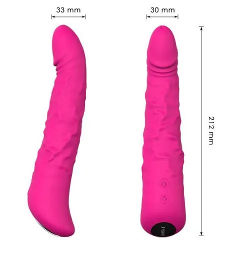 HANE Silicone Vibrating Rotating Dildo – 9 Speed Modes — hình 7