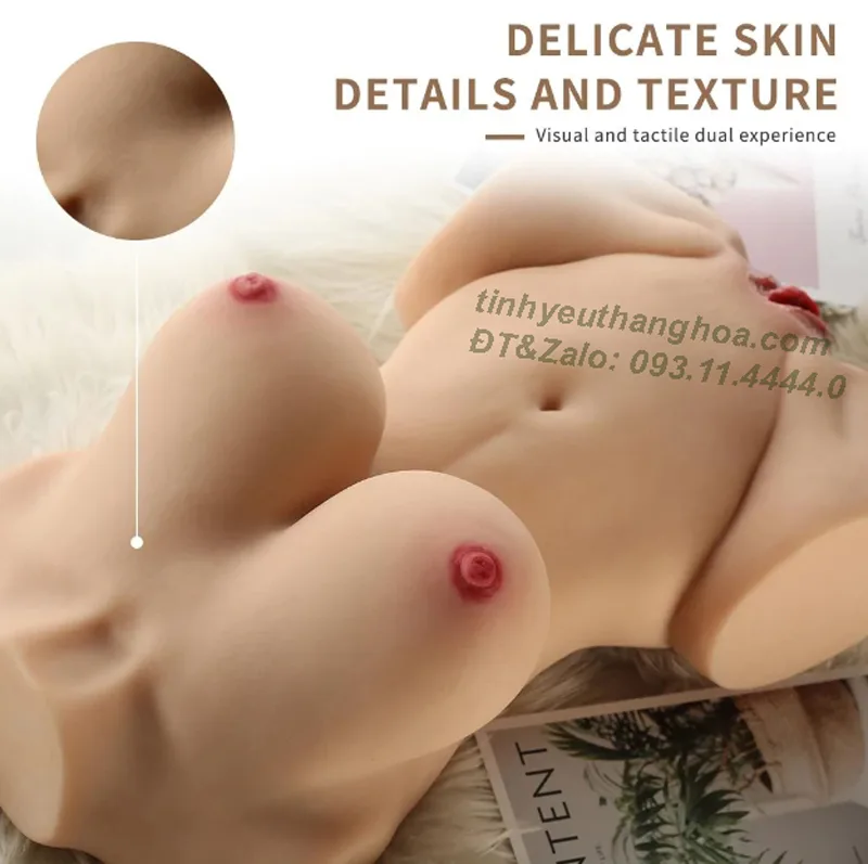 Huanse Large Silicon Half-Body Realistic Sex Doll — hình 2