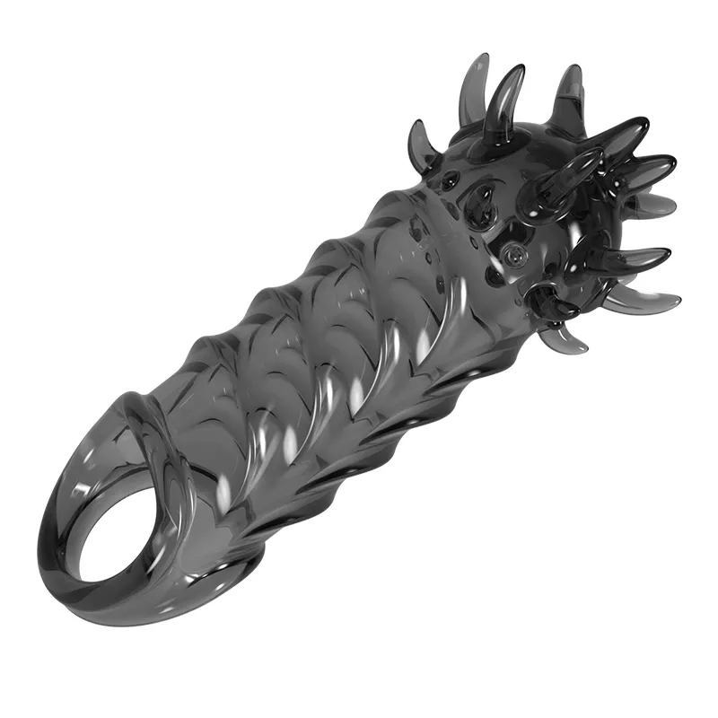 Meleon Tiger Tooth Spiked Strap-On Delay Ring Anti-Slip — Easy to Use with Thoughtful Design