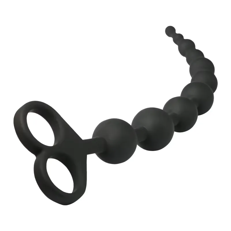 Beaded Anal Plug Beginner Friendly Silicone Prostate — Effortless Ease of Use & Cleaning