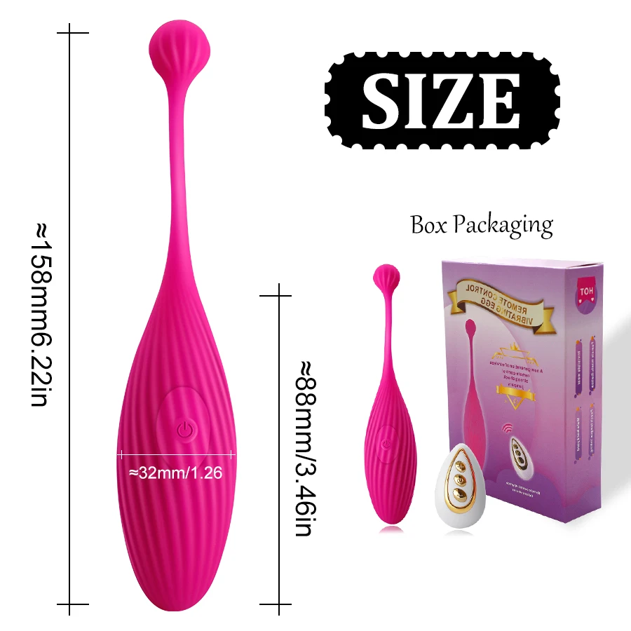 Powerful Remote Control Vibrating Love Egg Intense Pleasure — Innovative and Elegant Design