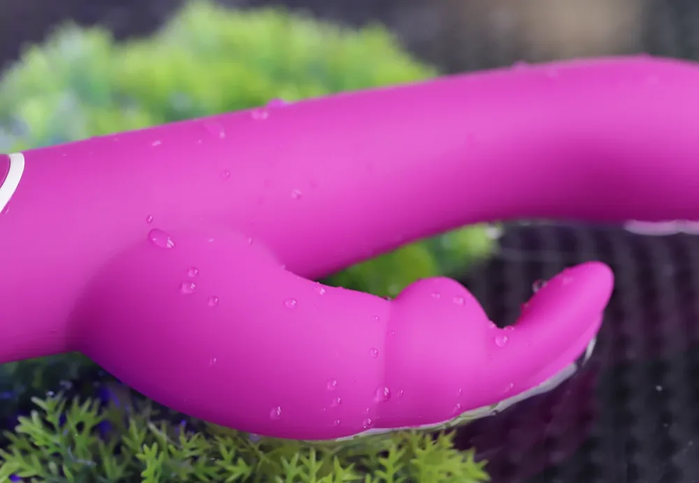 Happy Rabbit Curve Purple Dual Motor Vibrator 15 Modes — Silky Smooth & Safe Silicone Touch