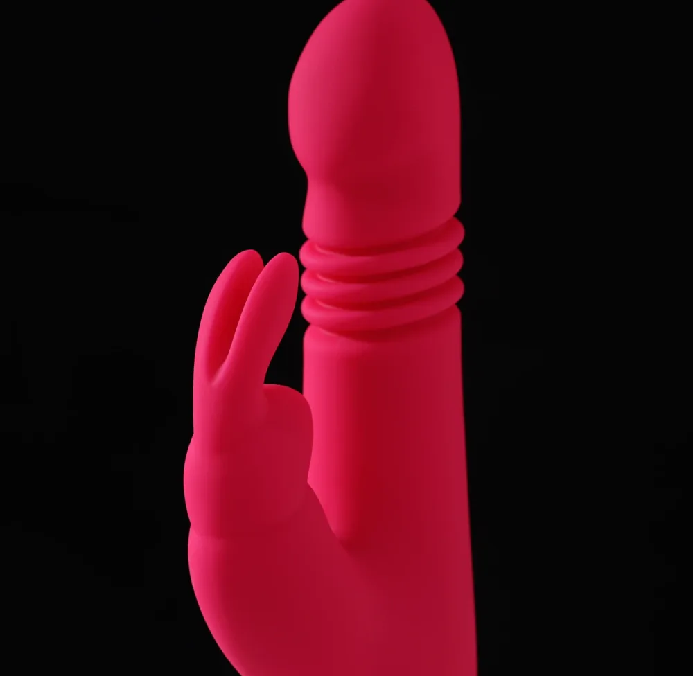 Happy Rabbit Thrusting Silicone Vibrator Ergonomic Powerful — hình 3
