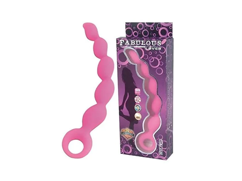 Fabulous Lover Silicone Anal Beads Massage Pleasure — Exclusive Design & Perfect Size