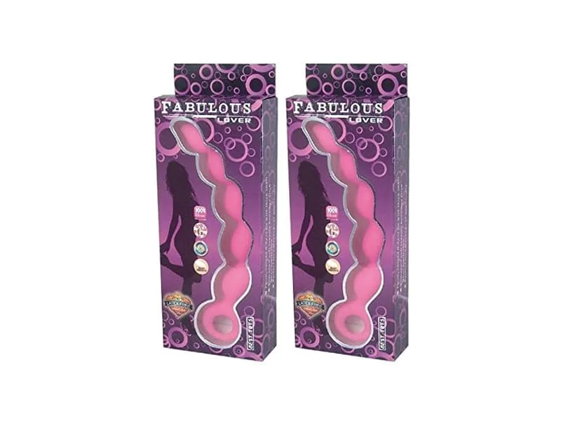 Fabulous Lover Silicone Anal Beads Massage Pleasure — Premium Materials Assuring Safety and Comfort