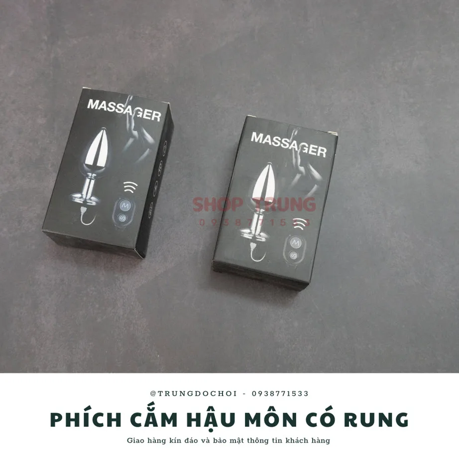 Remote Control Metal Anal Plug 10 Vibration Modes — Versatile with 10 Powerful Vibration Modes