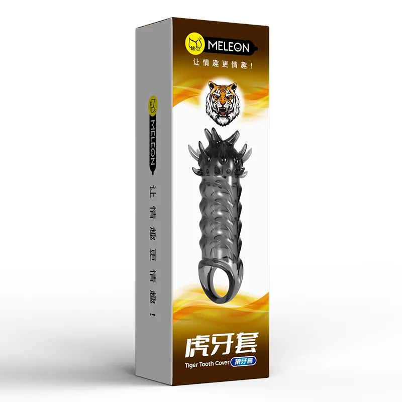 Meleon Tiger Tooth Spiked Strap-On Delay Ring Anti-Slip — Crafted with premium quality from the USA by K.T.N Group
