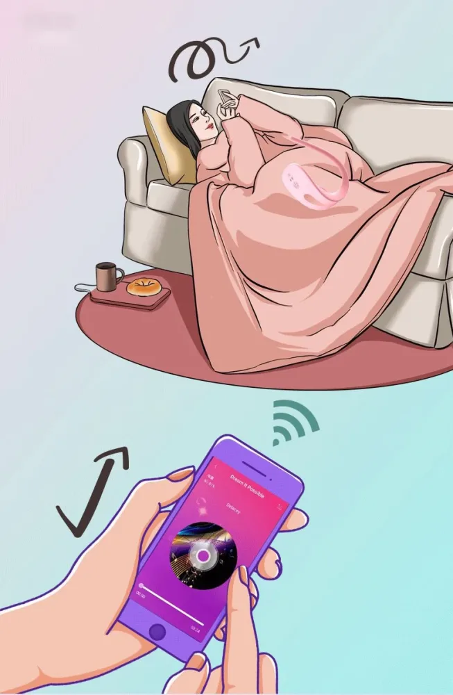 Hgod Butterfly Love C-Shaped Remote Control Vibrator — Advanced Remote Control and Smartphone App