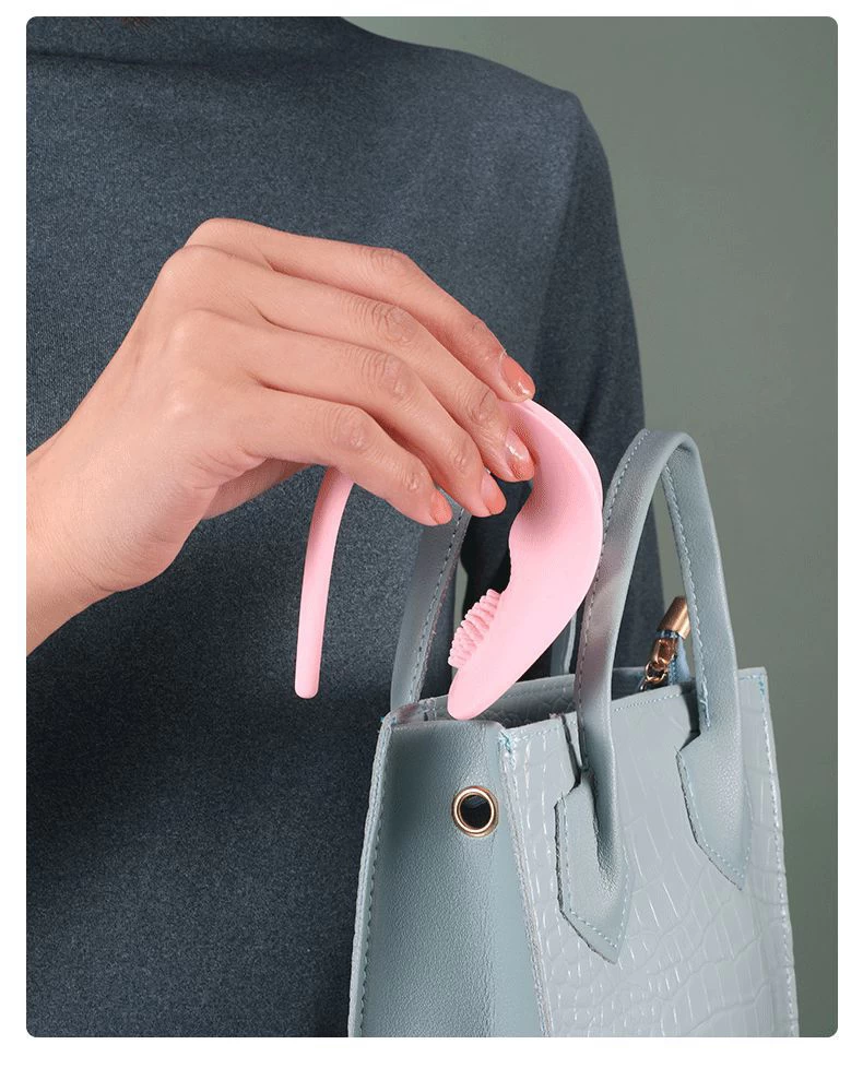 Hgod Butterfly Love C-Shaped Remote Control Vibrator — Compact and Discreet for Anywhere Pleasure