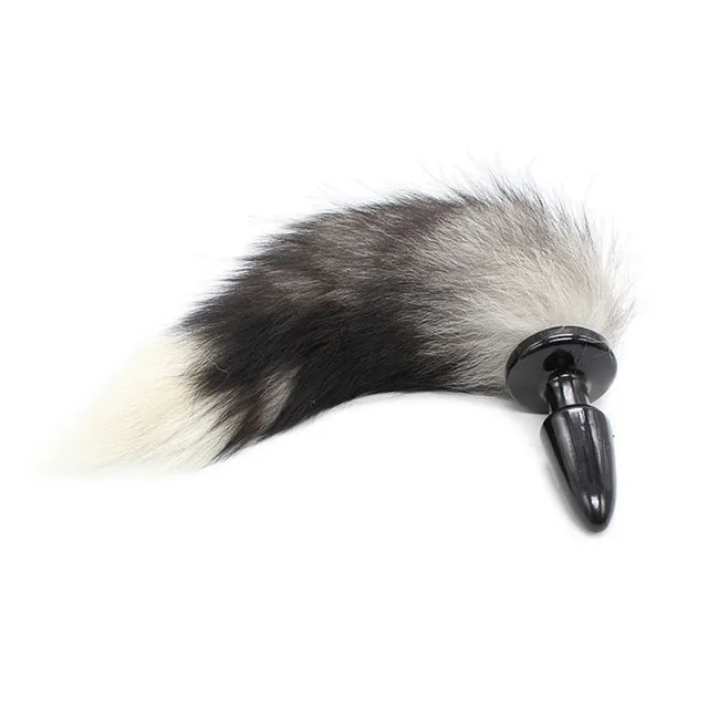 Soft Fox Tail Anal Plug Prostate Massage Silicone — hình 2