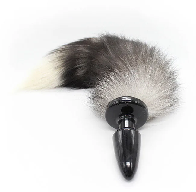Soft Fox Tail Anal Plug Prostate Massage Silicone — hình 4