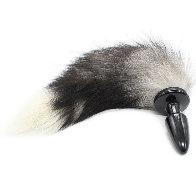 Soft Fox Tail Anal Plug Prostate Massage Silicone — hình 5