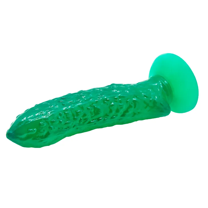 Bitter Melon-Shaped Silicone Vibrator Soft G-Spot Anal — hình 3