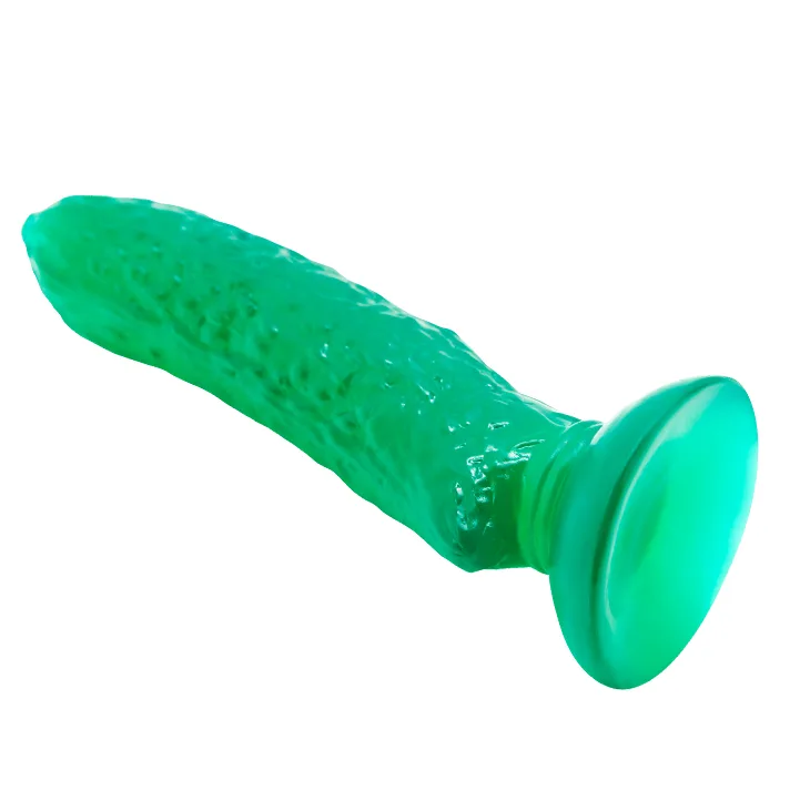 Bitter Melon-Shaped Silicone Vibrator Soft G-Spot Anal — hình 4