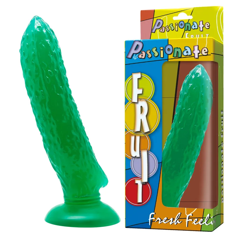 Bitter Melon-Shaped Silicone Vibrator Soft G-Spot Anal — hình 6