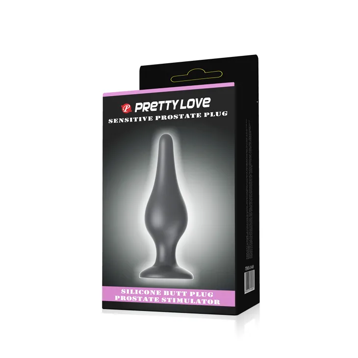 Soft Silicone Anal Stimulator 14cm G-spot Massage Black — hình 6