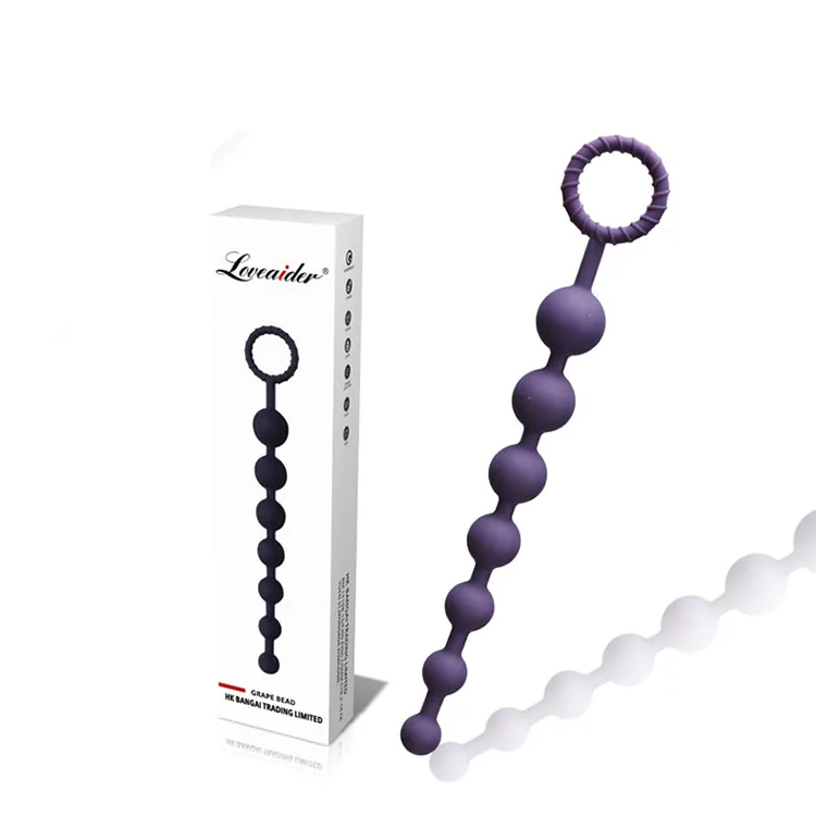 Loveaider Silicone Anal Beads Prostate Massage Male — hình 10